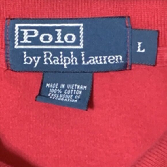 Ralph Lauren Polo Shirt Men L Red Pony Casual Short Sleeve Pullover ~ Very Soft - Picture 3 of 5